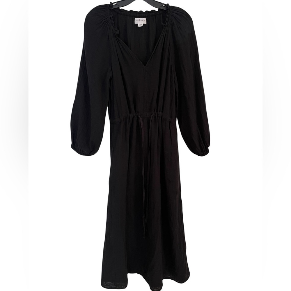 ✨VELVET by Graham & Spencer✨Audrey Cotton Gauze Dress - Picture 5 of 8
